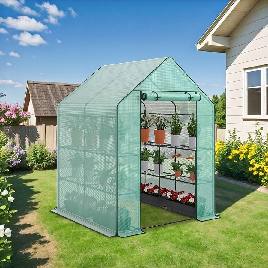 小物 NEIGHBORHOOD SRL / WA-MINI GREEN HOUSE Amazon.com : VIVOSUN 57x57x77 Inch Mini Walk in Green House